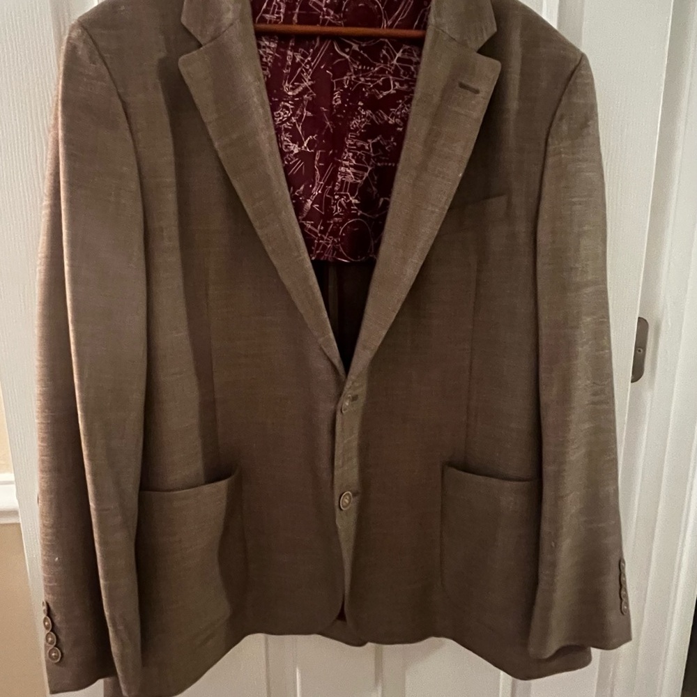 Nautica Men's Brown Blazer Size 48R
